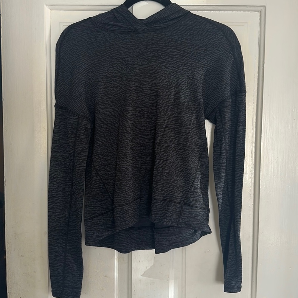 Lululemon long sleeve with hood - size 2